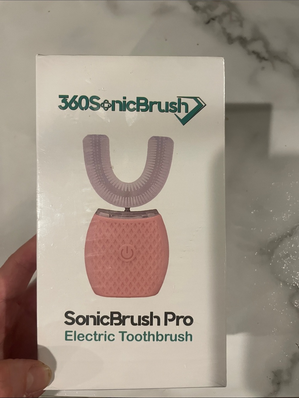 SonicBrush Pro Electric Toothbrush -Pink, whitening, deep cleaning, & massaging